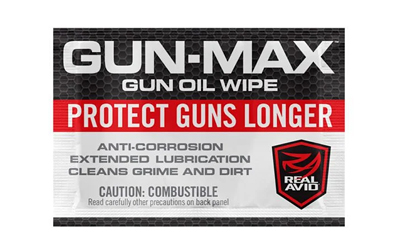 REAL AVID GUN-MAX OIL WIPES 25PK - for sale