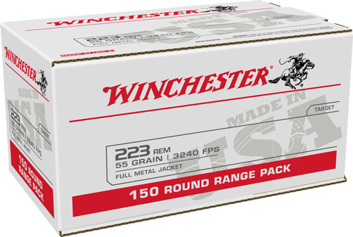 WINCHESTER USA 223 CASE LOT 55GR FMJ 600RD CASE - for sale