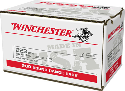 WINCHESTER USA 223 CASE LOT 55GR FMJ 800RD CASE - for sale