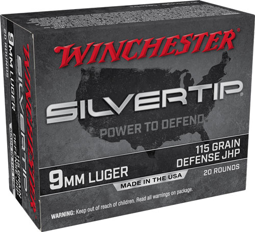 WIN SILVERTIP 9MM 115GR HP 20/200 - for sale