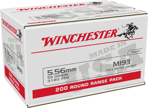 WINCHESTER USA 5.56X45 55GR FMJ 800RD CASE LOT - for sale