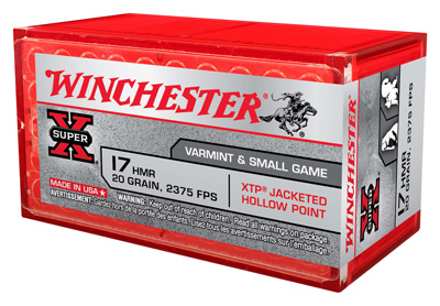 WINCHESTER SUPER-X 17HMR 20GR XTP JHP 2375FPS 50RD 20BX/CS - for sale
