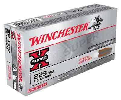 WINCHESTER SUPER-X 223 REM 55GR JSP 20RD 10BX/CS - for sale