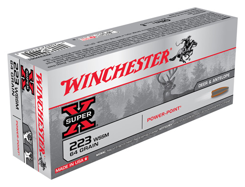 WINCHESTER SUPER-X 223 WSSM 64GR POWER POINT 20RD 10BX/CS - for sale