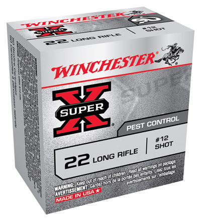 WINCHESTER SUPER-X SHOTSHELL 22LR #12 SHOT 50RD 100BX/CS - for sale