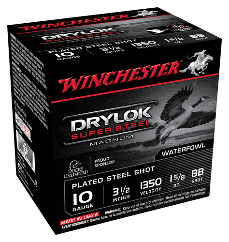 WIN DRYLK MAG 10GA 3-1/2" BB 25/250 - for sale