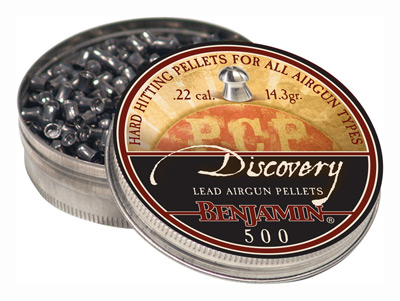 BENJAMIN DISCOVERY 22 PELLETS 14.3 GRAINS HP 500-PACK - for sale