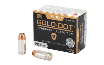 SPEER GOLD DOT 45 ACP 185GR GDHP 20RD 10BX/CS - for sale