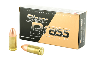 BLAZER BRASS 9MM 124GR FMJ 50/1000 - for sale