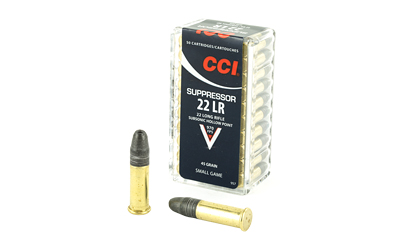 CCI SUPPRESSOR 22LR 970FPS 45GR HP 50RD 100BX/CS - for sale