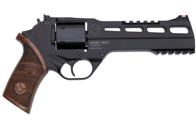 CHIAPPA RHINO 60DS 357MAG 6" ADJ. SIGHT BLACK/WALNUT. - for sale