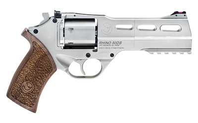 CHIAPPA RHINO 50DS 357MAG 5" ADJ. SIGHT CHROME/WALNUT. - for sale