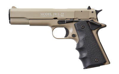 CHIAPPA 1911-22 22LR 5" FS 10RD TAN/RUBBER - for sale