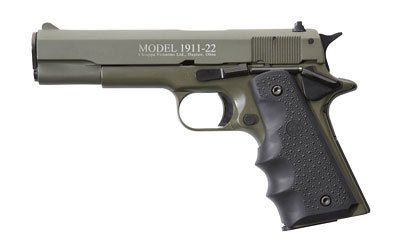 CHIAPPA 1911-22 .22LR 5" FS 10RD OD GREEN/RUBBER - for sale