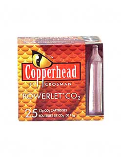 CROSMAN POWERLET CO2 CARTRIDGES 25PK - for sale