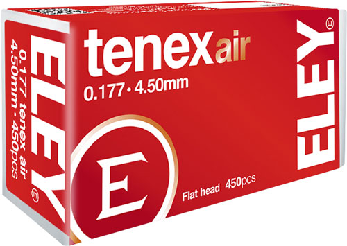 ELEY TENEX AIR PELLETS 177 4.50MM 8.2 GRAINS 450-PACK - for sale