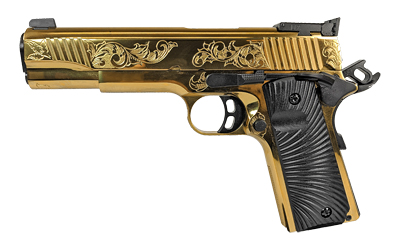 GIRSAN MC1911 MATCH GOV'T ENGRAVED 45ACP ADJ. SGT GOLD - for sale