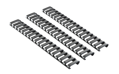 ERGO 18-SLOT LDDR RAIL COVERS 3PK BK - for sale