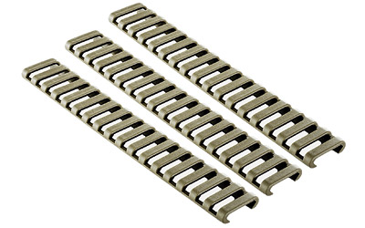 ERGO 18-SLOT LDDR RAIL COVERS 3PK DE - for sale