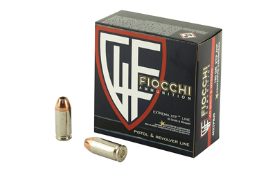 FIOCCHI 40 SW 180GR XTP-HP 25RD 20BX/CS - for sale