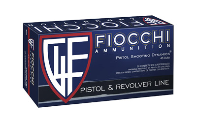 FIOCCHI 45 ACP 230GR FMJ 50RD 10BX/CS - for sale