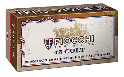 FIOCCHI 45 LONG COLT 250GR LEAD RN FP 50RD 10BX/CS - for sale
