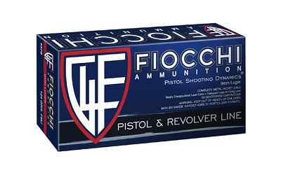 FIOCCHI 9MM LUGER 124GR FMJ 50RD 20BX/CS - for sale