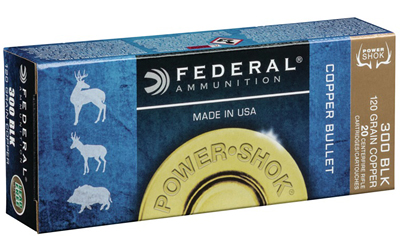 FEDERAL POWER-SHOK 300 AAC 120GR COPPER HP 20RD 10BX/CS - for sale