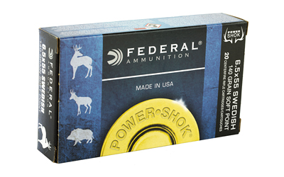 FED PWRSHK 6.5X55 140GR SP 20/200 - for sale