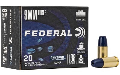 FED SYN DEF 9MM 138GR SJHP 20/200 - for sale