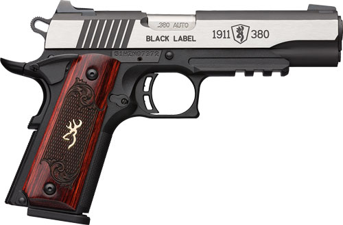 BROWNING 1911-380 BLACK LABEL MEDALLION COMPACT 3.58" RAIL - for sale