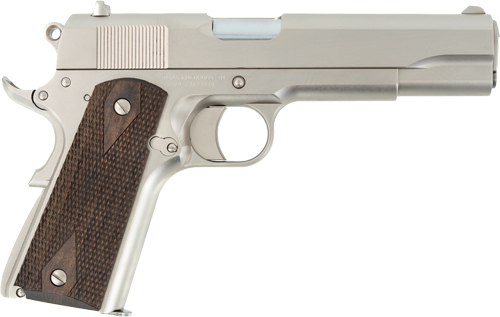 TISAS STAKEOUT 1911 38 SUPER 5" BBL 9RD WALNUT GRIP NICKEL - for sale