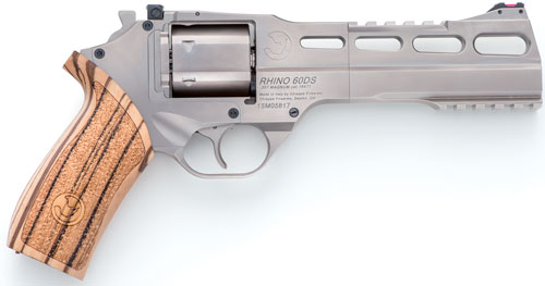 CHIAPPA RHINO 60DS 357MAG 6" ADJ. SIGHT CHROME/WALNUT. - for sale