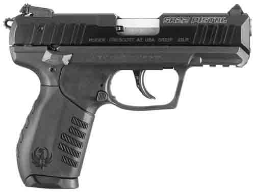 RUGER SR22 22LR 3.5" BLK ALUM 10RD - for sale