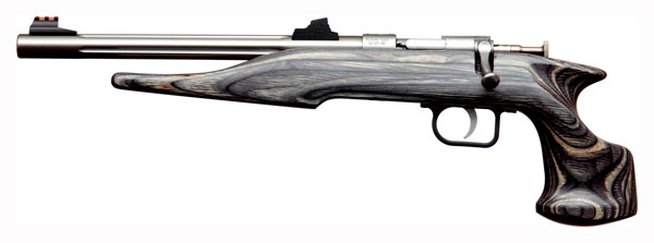 CHIPMUNK PISTOL HUNTER .22LR STAINLESS/BLACK LAMNT THREADED - for sale