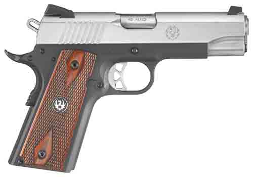 RUGER SR1911 45ACP 4.25" STS/ANOD 7R - for sale