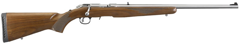 RUGER AM RIM 17 HMR 22" 9RD WALNUT - for sale