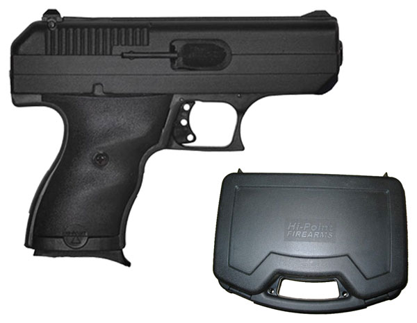 HI-POINT PISTOL COMPACT 9MM 3.5" AS 8SH BLACK W/CASE - for sale