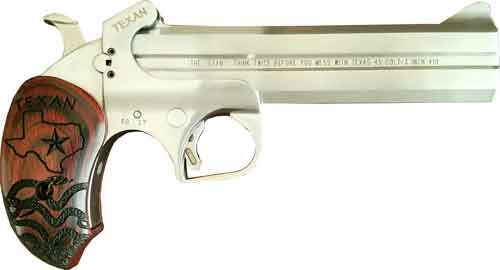 BOND ARMS TEXAN .45LC/.410-3" 6" FS STAINLESS WOOD - for sale