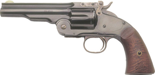 CIMARRON NO.3 SCHOFIELD .38 SPECIAL 5" FS BLUED WALNUT - for sale