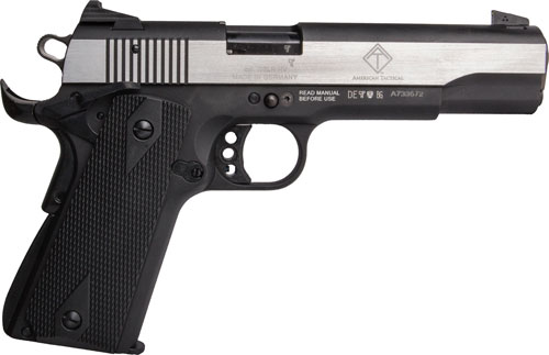 GERMAN SPORT 1911 .22LR 5" POLISHED SLIDE/BLK GRIP 10RD - for sale