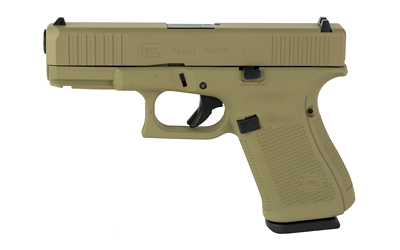 GLOCK 19 GEN5 9MM 15RD COYOTE TAN - for sale