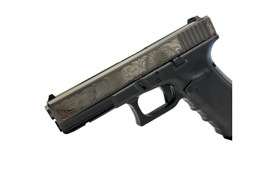 GLOCK 17 GEN4 9MM 17RD BLK ENGRAVED - for sale