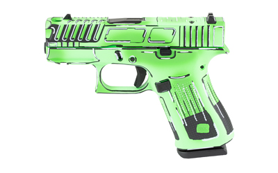 GLOCK 43X COMP 9MM 10RD ANIME GREEN - for sale