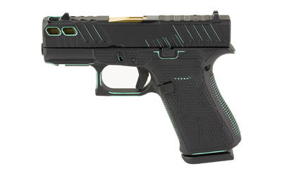 GLOCK 43X 9MM 10RD BLACK ROBBIN BLUE - for sale