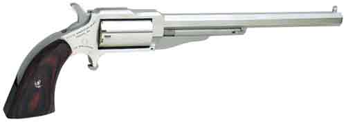 NAA MINI-REVOLVER "HOGLEG" .22WMR 6" FS S/S WOOD - for sale