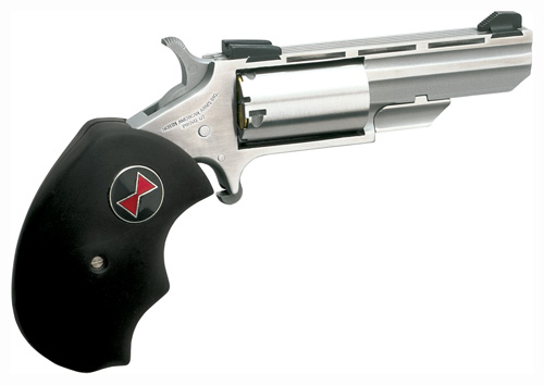 NAA "BLACK WIDOW" MINI-REVOLVR 22LR 2" FS S/S BLACK ! - for sale