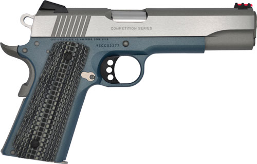 COLT GOVT COMPETITION 9MM 5" BLUE TITANIUM/SS ADJ G10 - for sale