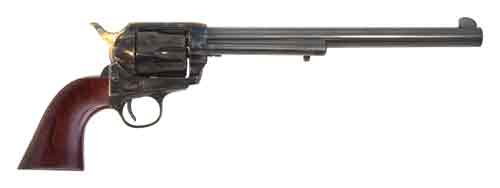 CIMARRON WYATT EARP .45LC OM FS 10" CC/BL WALNUT W/O BADGE - for sale