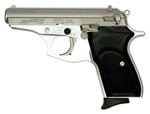 BERSA THUNDER .22LR FS 10+1 SHOT SATIN NICKEL SYN - for sale